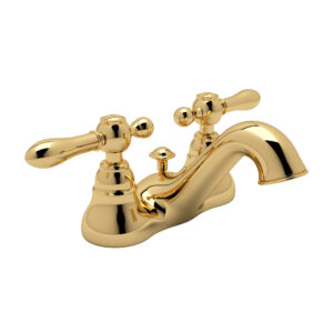 ROHL Arcana™ Two Handle Centerset Lavatory Faucet In Italian Brass
