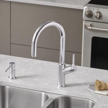 Blanco Urbena Pull-Down Dual-Spray Kitchen Faucet 1.5 GPM - Chrome - Image 4