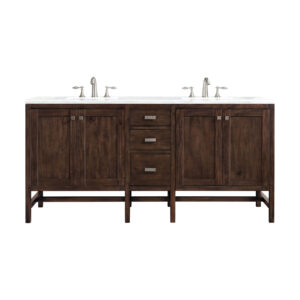 Addison 72" Double Vanity, Mid-Century Acacia