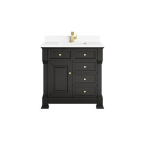 Brookfield 36" Single Vanity, Black Onyx