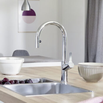 Blanco Urbena Pull-Down Dual-Spray Kitchen Faucet 1.5 GPM - Chrome - Image 6