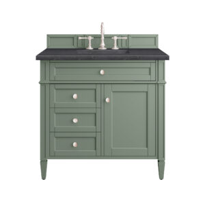 Brittany 36" Single Vanity, Smokey Celadon