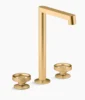 Kohler Components Bathroom sink faucet spout with Row design, 1.2 gpm – Vibrant Brushed Moderne Brass