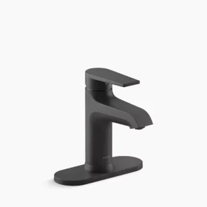 Kohler Hint Single-handle bathroom sink faucet, 1.2 gpm – Matte Black