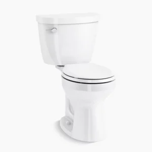 Kohler Cimarron ContinuousClean ST two-piece round-front toilet, 1.28 gpf – White