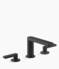 Kohler Composed Widespread bathroom sink faucet with Lever handles, 1.2 gpm – Matte Black