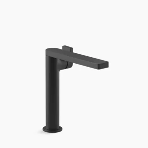 Kohler Composed Tall single-handle bathroom sink faucet with Lever handle, 1.2 gpm – Matte Black
