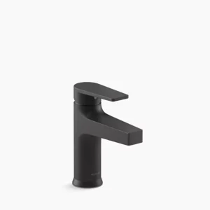Kohler Taut Single-handle bathroom sink faucet, 1.2 gpm – Matte Black