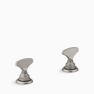 Kohler Artifacts T-handle bathroom sink faucet handles – Vibrant Brushed Nickel