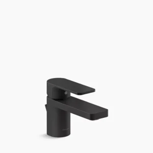 Kohler Parallel Low single-handle bathroom sink faucet, 1.0 gpm – Matte Black