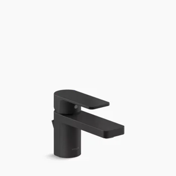 Kohler Parallel Low single-handle bathroom sink faucet, 1.0 gpm - Matte Black