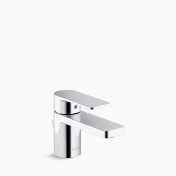Kohler Parallel Low single-handle bathroom sink faucet, 1.0 gpm - Polished Chrome