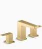 Kohler Honesty Widespread bathroom sink faucet, 1.2 gpm – Vibrant Brushed Moderne Brass