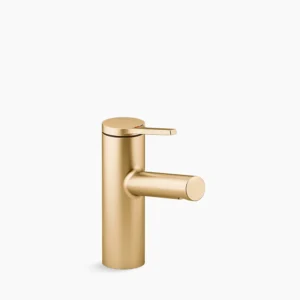 Kohler Elate Single-handle bathroom sink faucet, 1.2 gpm – Vibrant Brushed Moderne Brass