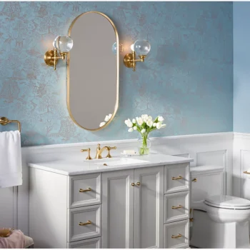 Kohler Margaux Widespread bathroom sink faucet, 1.2 gpm - Polished Chrome - Image 3