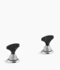 Kohler Artifacts Nero Marquina T-handle bathroom sink faucet handles – Polished Chrome