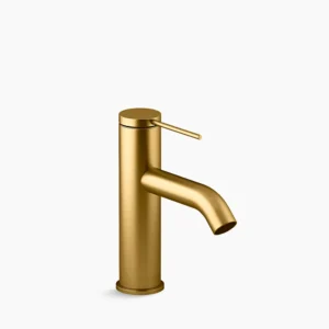 Kohler Components Single-handle bathroom sink faucet, 1.2 gpm – Vibrant Brushed Moderne Brass