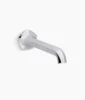 Kohler Occasion Wall-mount bathroom sink faucet spout with Straight design, 1.2 gpm – Polished Chrome