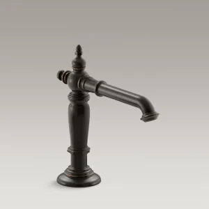 Kohler Artifacts Bathroom sink faucet spout with Column design, 1.2 gpm – Oil-Rubbed Bronze