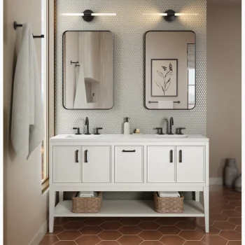 Kohler Venza Widespread bathroom sink faucet, 1.0 gpm - Matte Black - Image 6