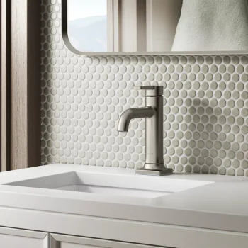 Kohler Venza Single-handle bathroom sink faucet, 1.0 gpm - Matte Black - Image 2