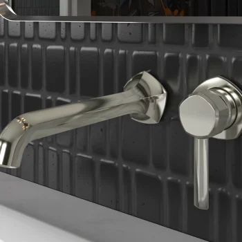 Kohler Occasion Wall-mount bathroom sink faucet handle - Polished Chrome - Image 2