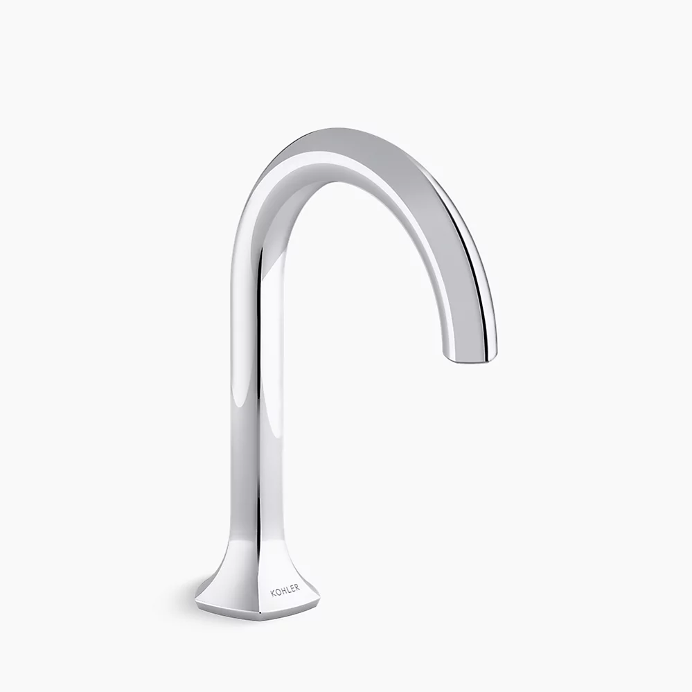 Kohler Occasion Bathroom sink faucet spout with Cane design, 1.0 gpm - Polished Chrome