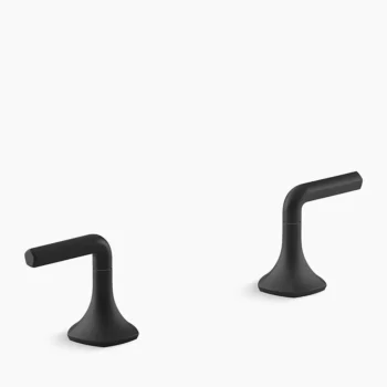Kohler Occasion Lever bathroom sink faucet handles - Matte Black