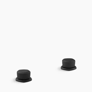 Kohler Occasion Knob bathroom sink faucet handles – Matte Black