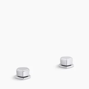 Kohler Occasion Knob bathroom sink faucet handles – Polished Chrome