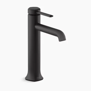 Kohler Occasion Tall single-handle bathroom sink faucet, 1.0 gpm – Matte Black