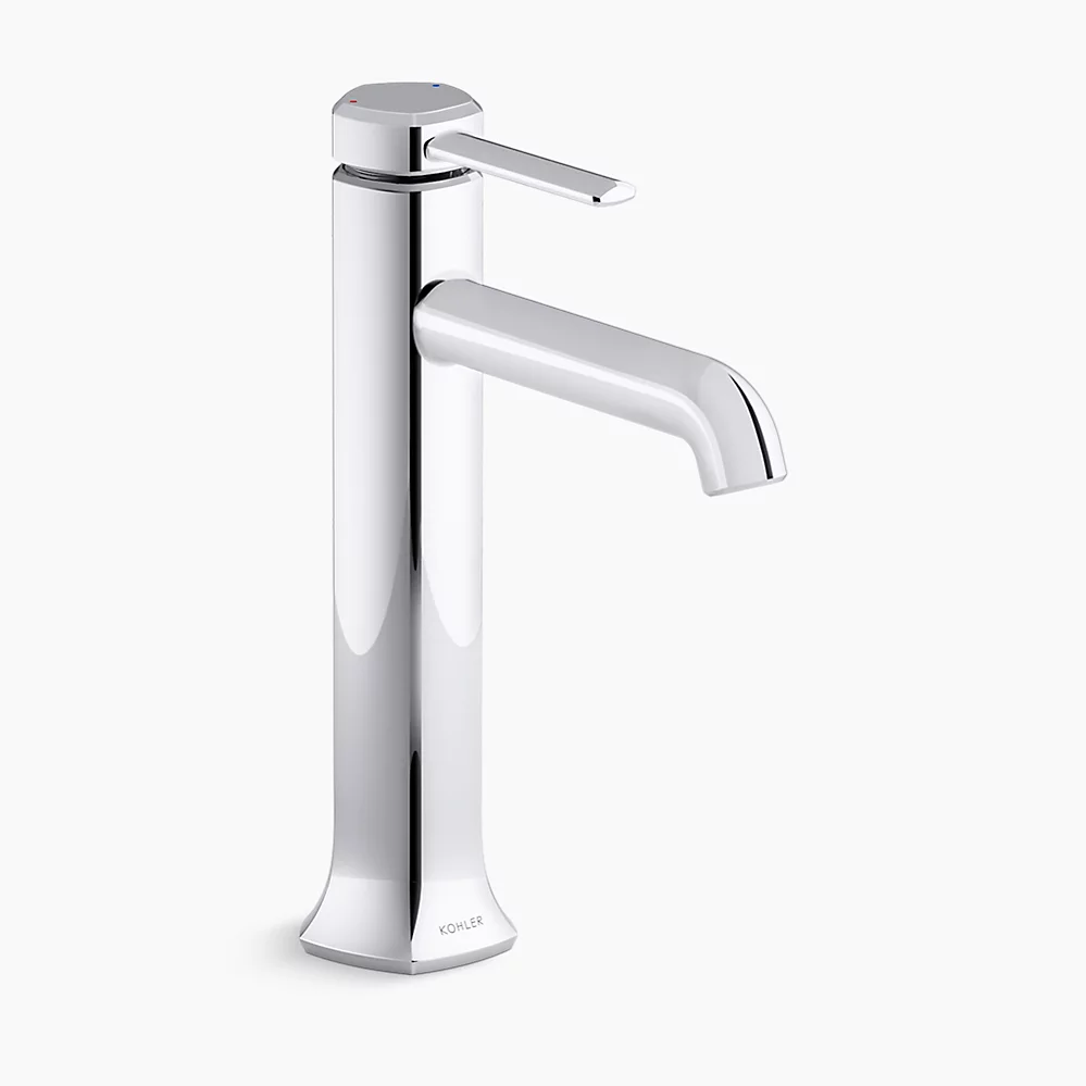Kohler Occasion Tall single-handle bathroom sink faucet, 1.0 gpm - Polished Chrome