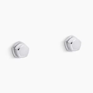 Kohler Occasion Wall-mount bathroom sink faucet Knob handle trim, 1.2 gpm – Polished Chrome