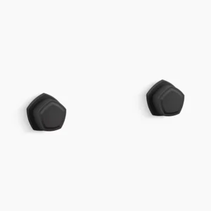 Kohler Occasion Wall-mount bathroom sink faucet Knob handle trim, 1.2 gpm – Matte Black
