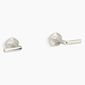 Kohler Occasion Wall-mount bathroom sink faucet Lever handle trim, 1.2 gpm – Vibrant Polished Nickel