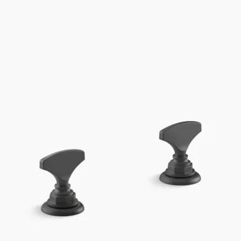 Kohler Artifacts T-handle bathroom sink faucet handles - Matte Black