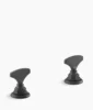 Kohler Artifacts T-handle bathroom sink faucet handles – Matte Black