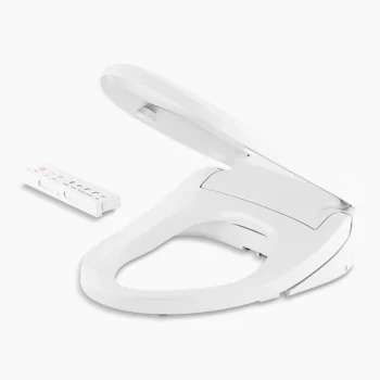 Kohler PureWash E820 Elongated bidet toilet seat with remote control - White - Image 2