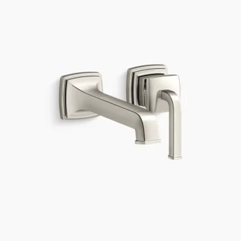 Kohler Riff Wall-mount single-handle bathroom sink faucet, 1.2 gpm - Vibrant Polished Nickel