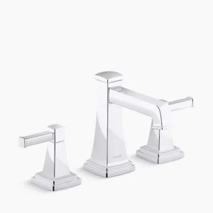Kohler Riff Widespread bathroom sink faucet, 1.0 gpm – Polished Chrome