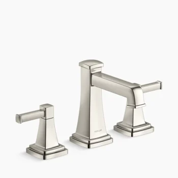 Kohler Riff Widespread bathroom sink faucet, 1.0 gpm - Vibrant Polished Nickel
