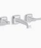 Kohler Riff Wall-mount bathroom sink faucet trim, 1.2 gpm – Polished Chrome