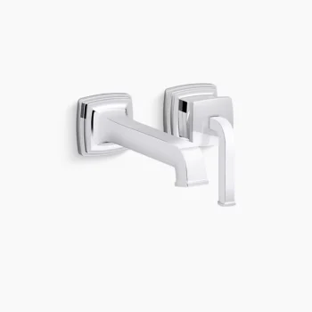 Kohler Riff Wall-mount single-handle bathroom sink faucet, 1.2 gpm - Polished Chrome