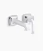 Kohler Riff Wall-mount single-handle bathroom sink faucet, 1.2 gpm – Polished Chrome