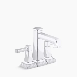 Kohler Riff Centerset bathroom sink faucet, 1.0 gpm – Polished Chrome