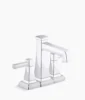 Kohler Riff Centerset bathroom sink faucet, 1.0 gpm – Polished Chrome