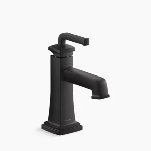Kohler Riff Single-handle bathroom sink faucet, 1.0 gpm – Matte Black
