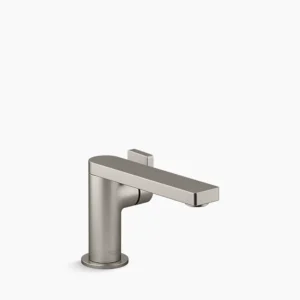 Kohler Composed Single-handle bathroom sink faucet with Lever handle, 1.2 gpm – Vibrant Brushed Nickel