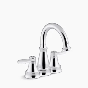 Kohler Bellera Centerset bathroom sink faucet, 1.0 gpm – Polished Chrome