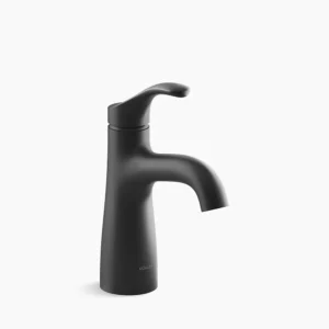 Kohler Simplice Single-handle bathroom sink faucet, 1.0 gpm – Matte Black